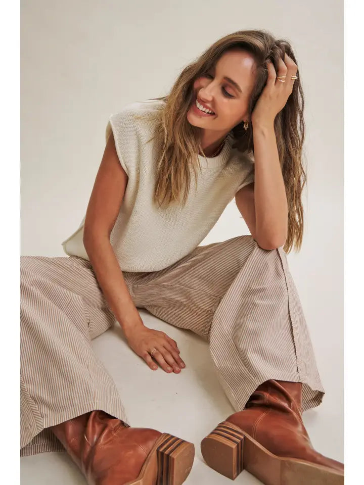 Everyday Edit Relaxed Cotton Sweater Vest