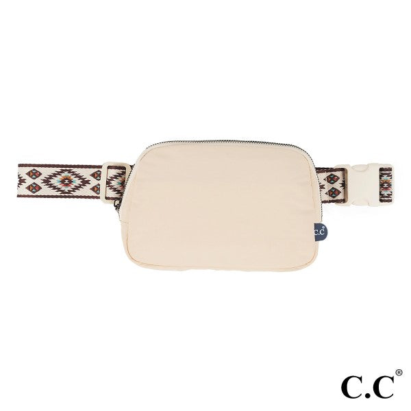 CC Aztec Strap Crossbody Belt Bag