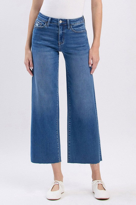 Vervet Super Soft Slim Wide Crop Jeans