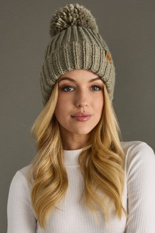 Alpine Charm Pom Beanie