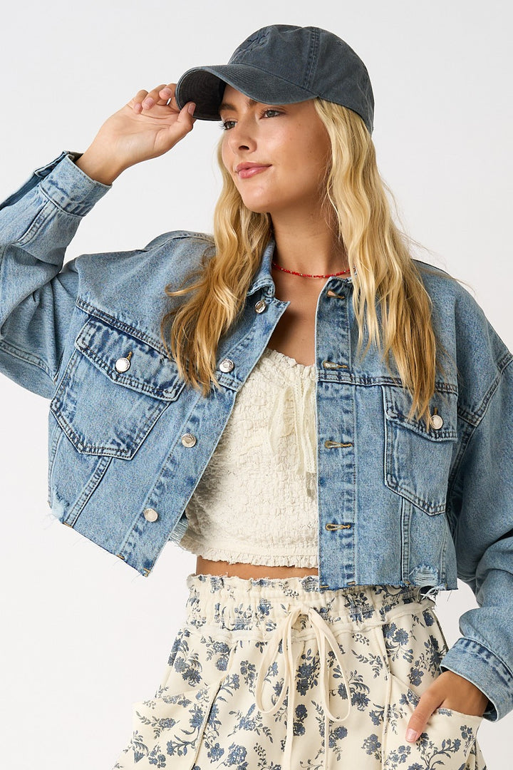 Easy Living Cropped Jacket