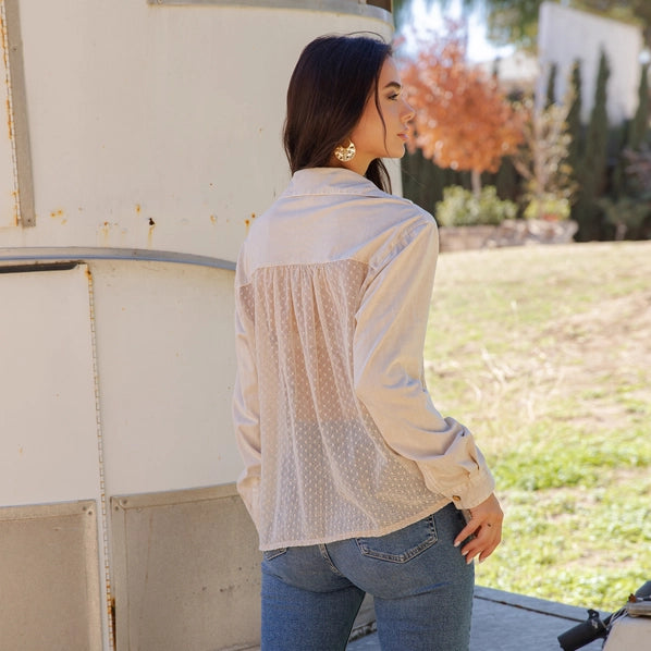 Desert Dream Crochet Lace Top