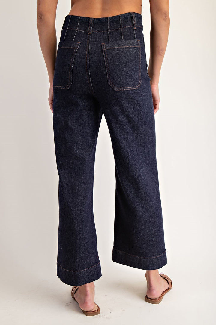 Soft Washed Straight Leg Jeans