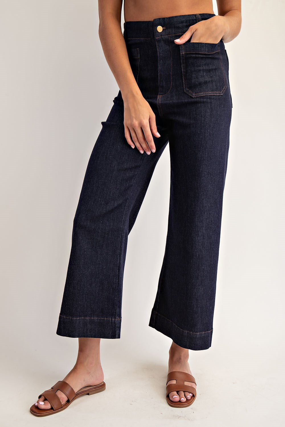 Soft Washed Straight Leg Jeans