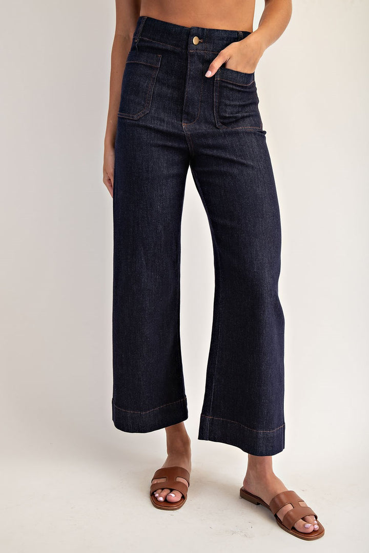 Soft Washed Straight Leg Jeans