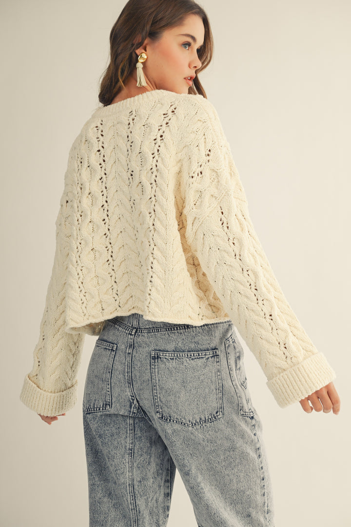 Cloud Nine Twist Sweater