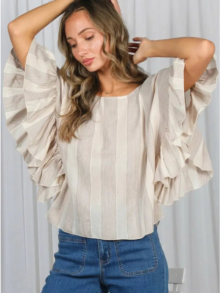Ruffle & Breeze Top