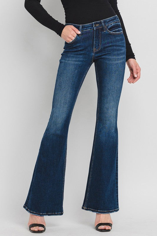 Vervet Mid-Rise Flare Jeans