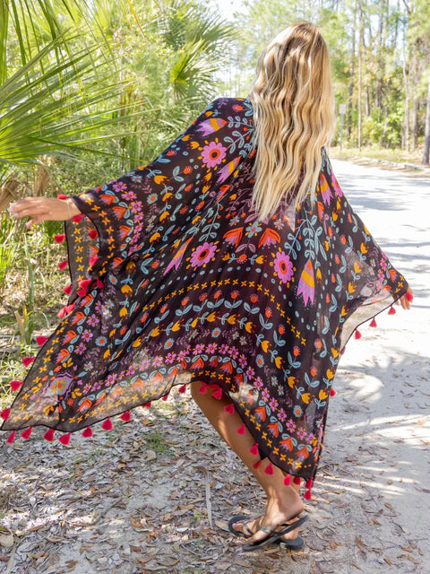 Natural Life Soleil Tassel Kimono
