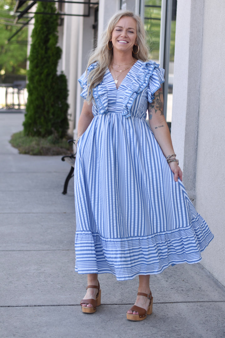 Coastal Breeze Midi Dress