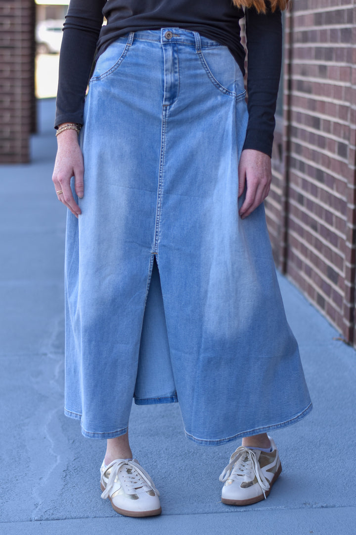 Tempo Paris Denim Skirt