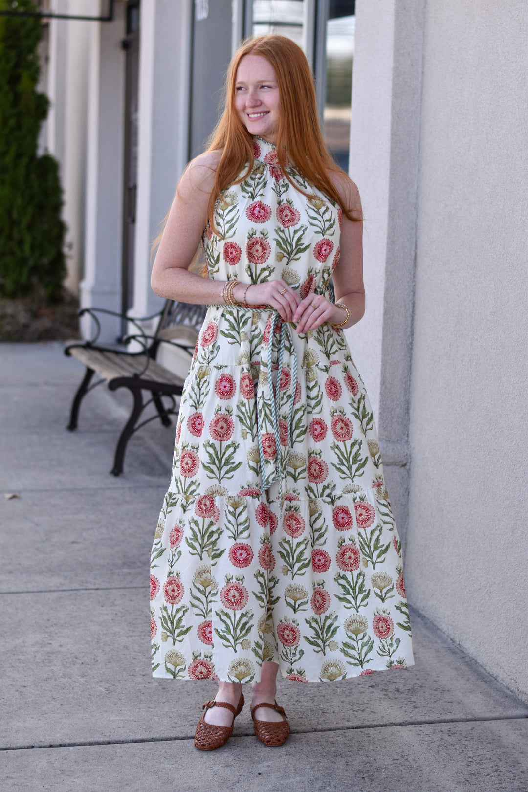 Entro Sleeveless Floral Maxi Dress Blue Hydrangea Boutique Entro Sleeveless Floral Maxi Dress Blue Hydrangea Boutique