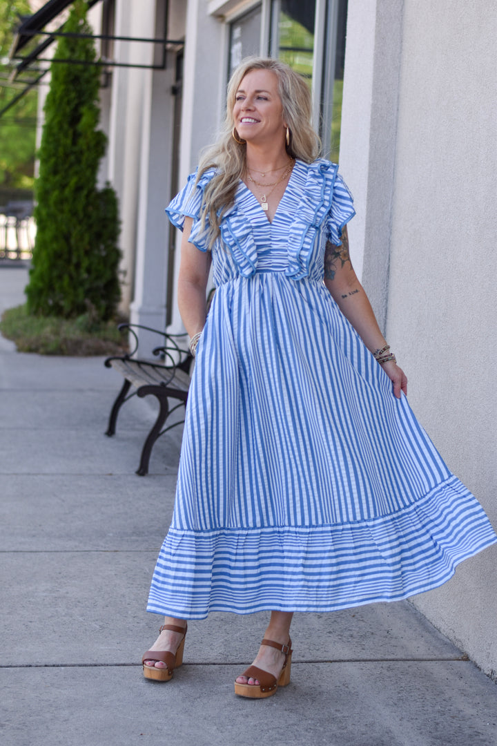 Coastal Breeze Midi Dress