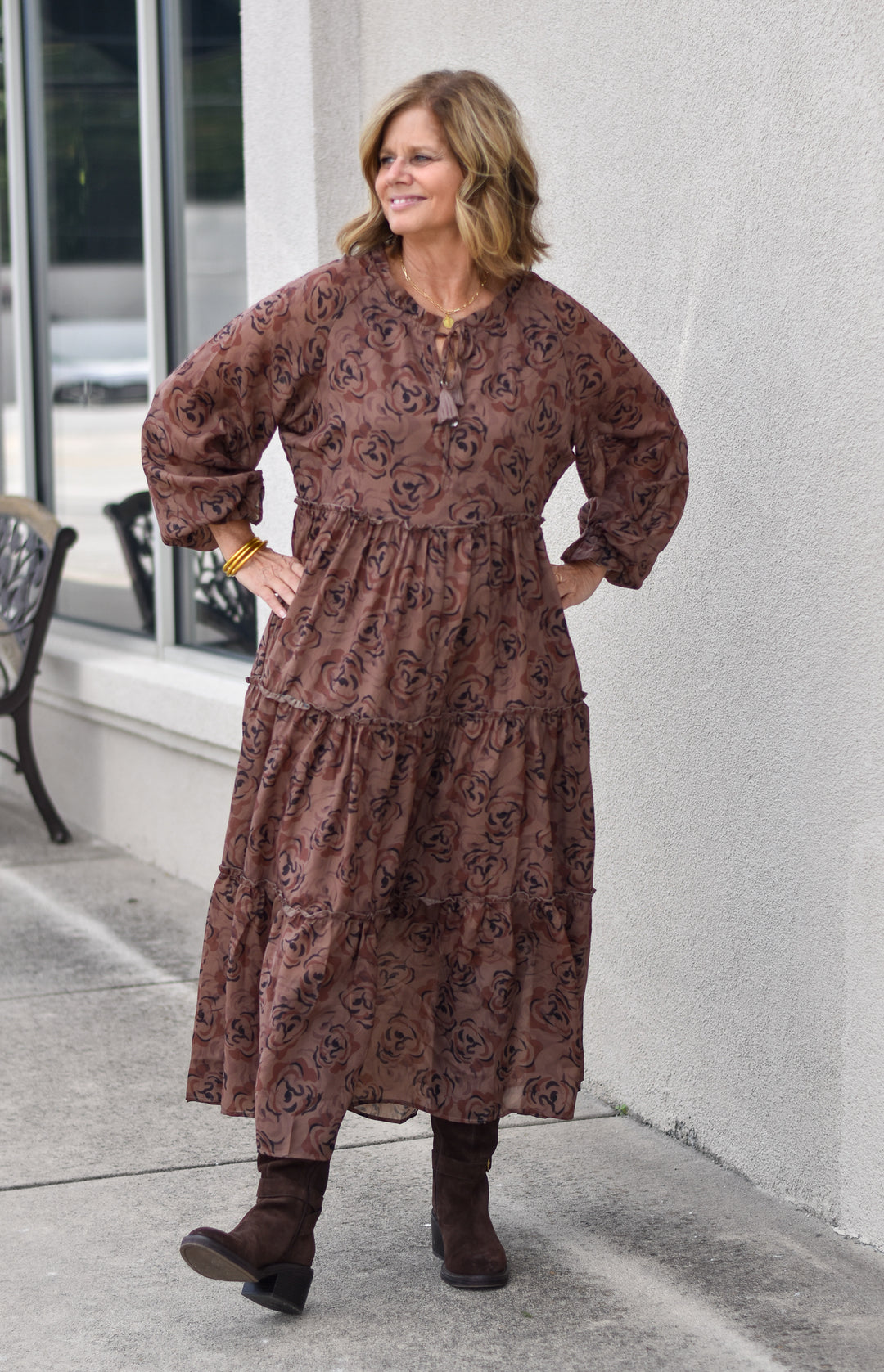 Petal Midi Dress