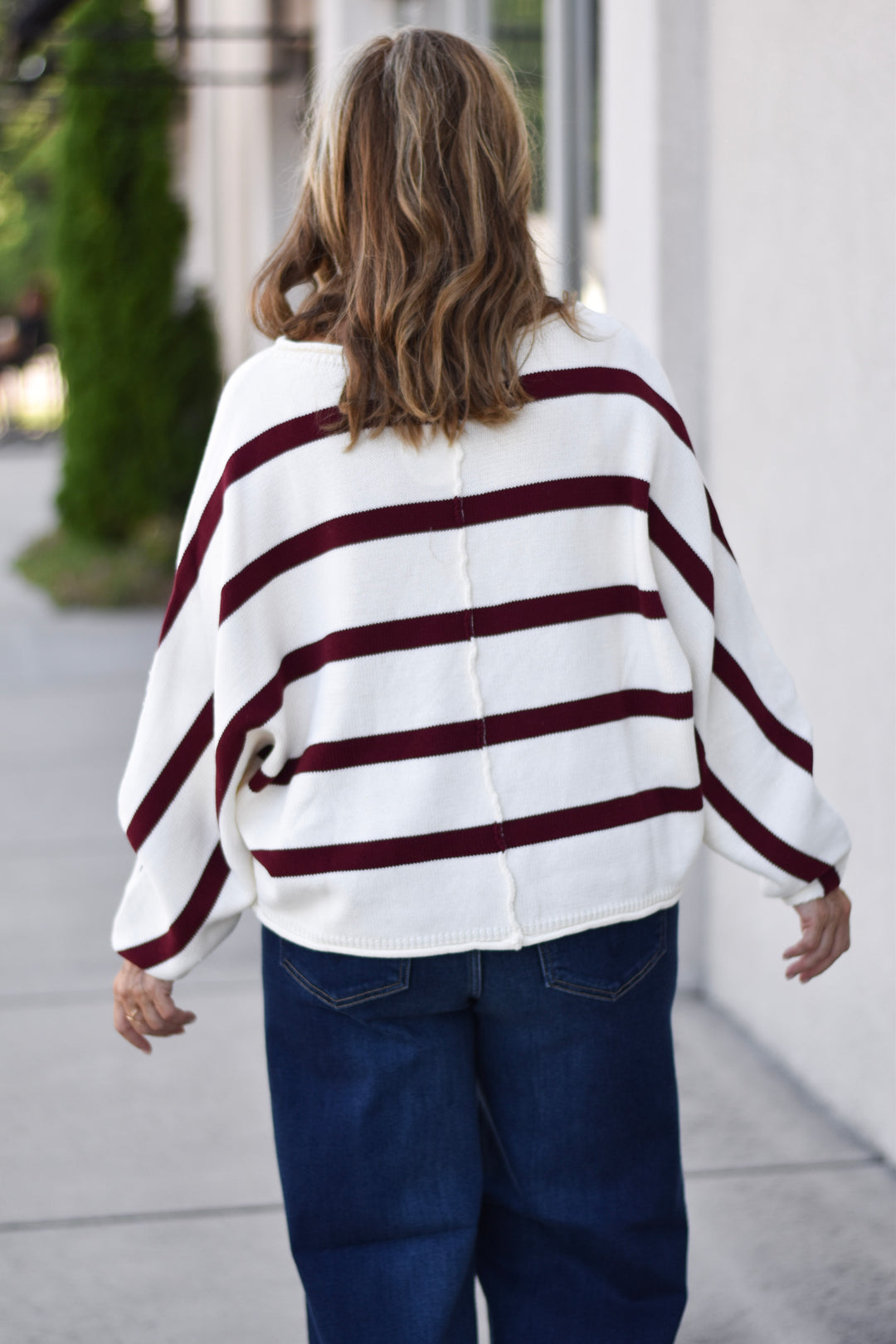 Slouchy Stripe Sweater