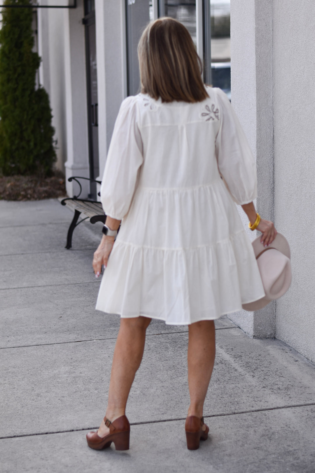 Easel Boho Willow Tiered Dress