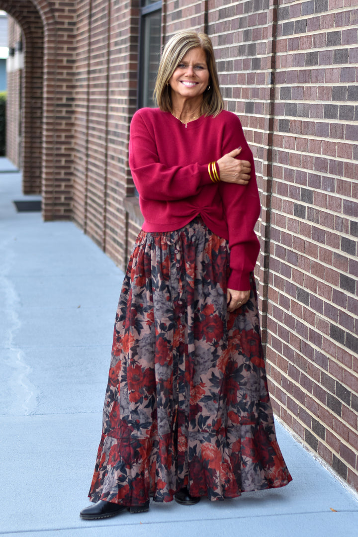 Winter Bloom Skirt