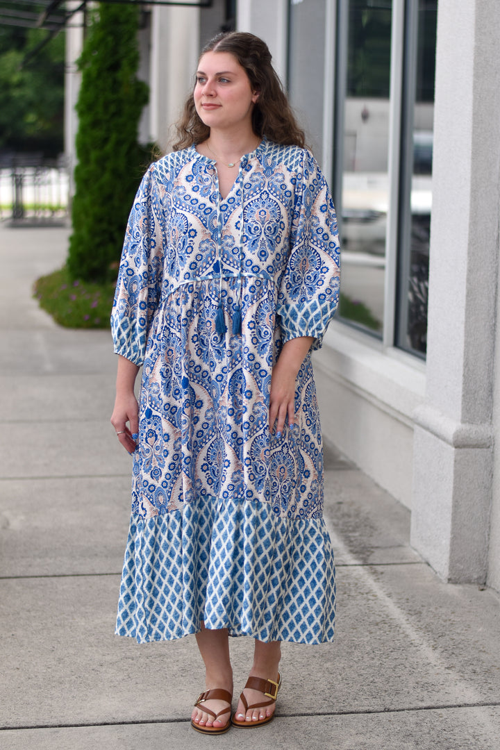 Savannah Bloom Midi Dress