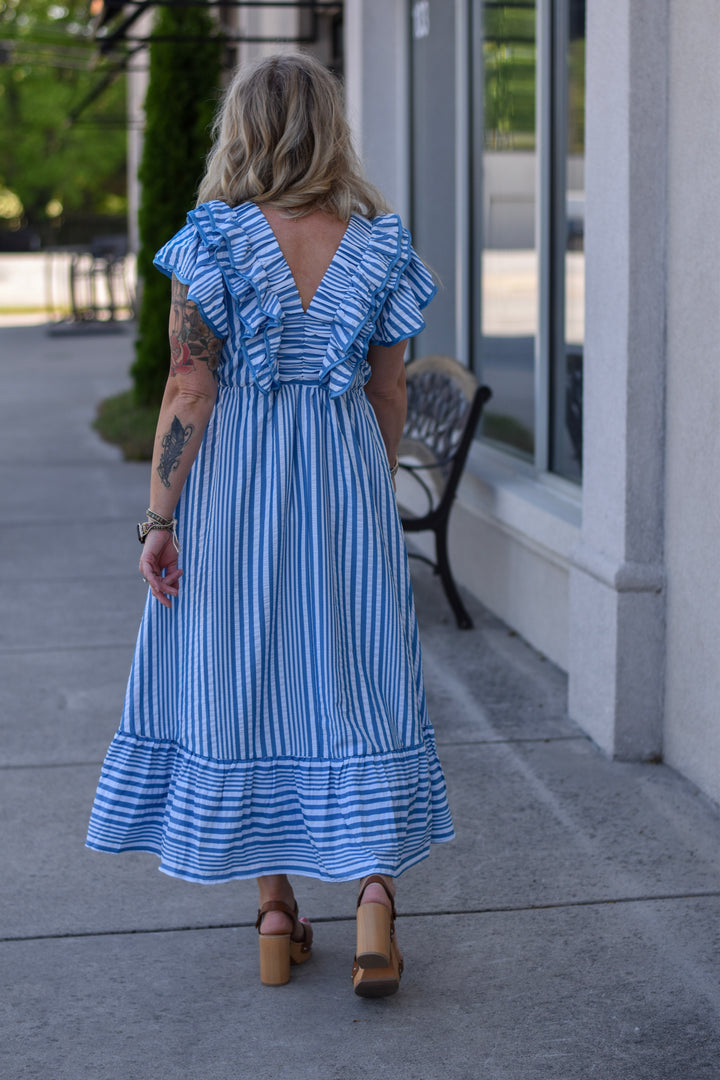 Coastal Breeze Midi Dress