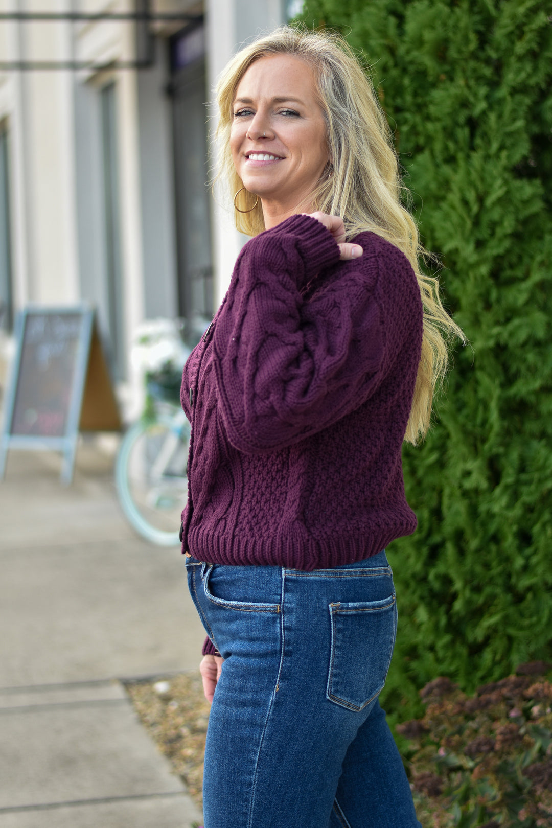Heritage Cable Sweater Cardigan