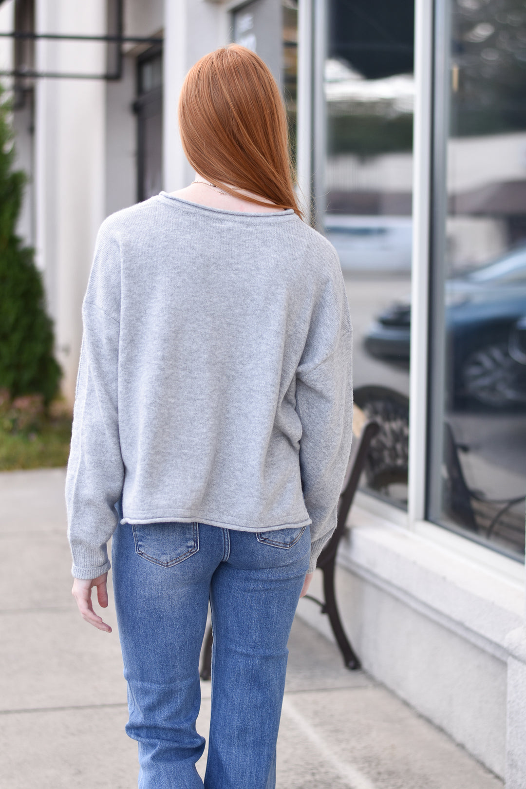 Split Neck Sweater