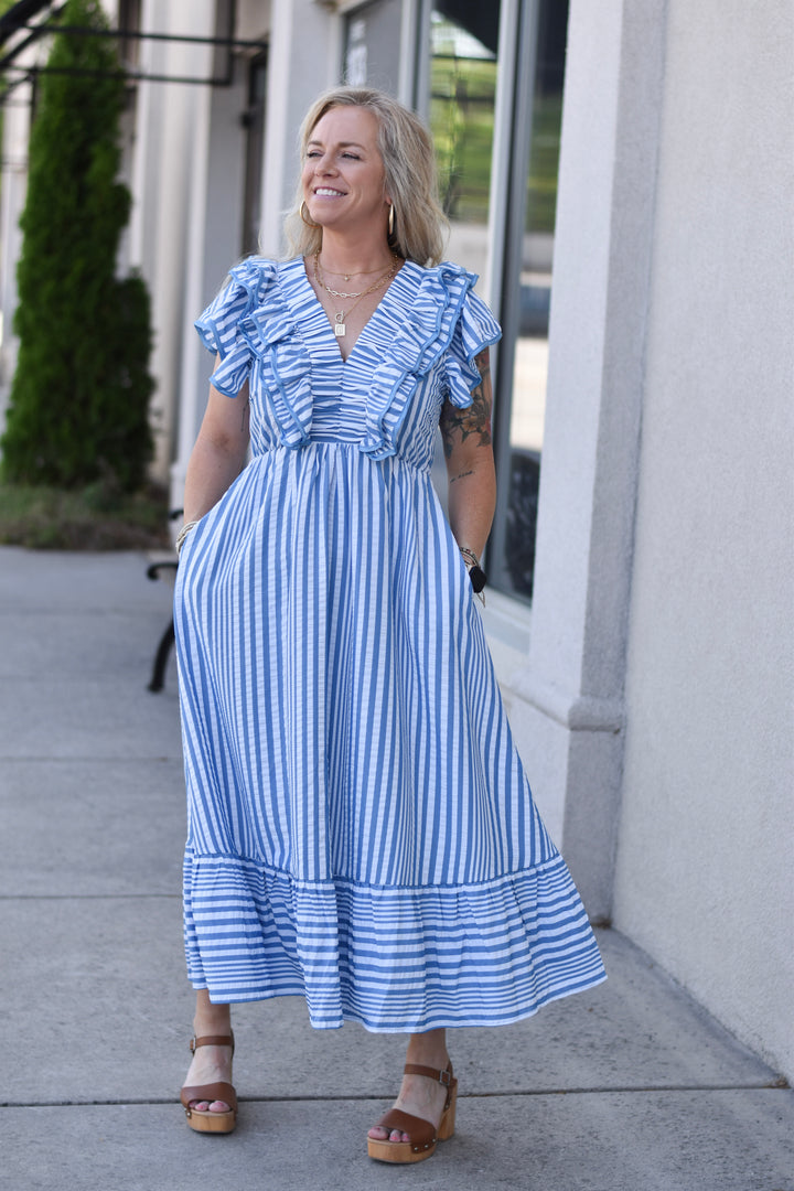 Coastal Breeze Midi Dress