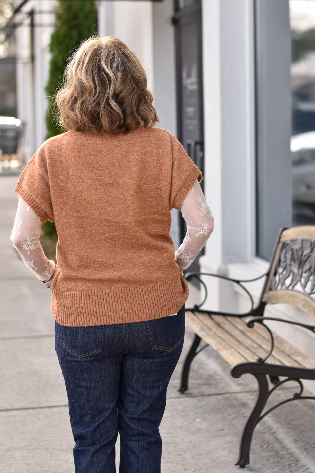 Warm Horizon Mock Neck Vest