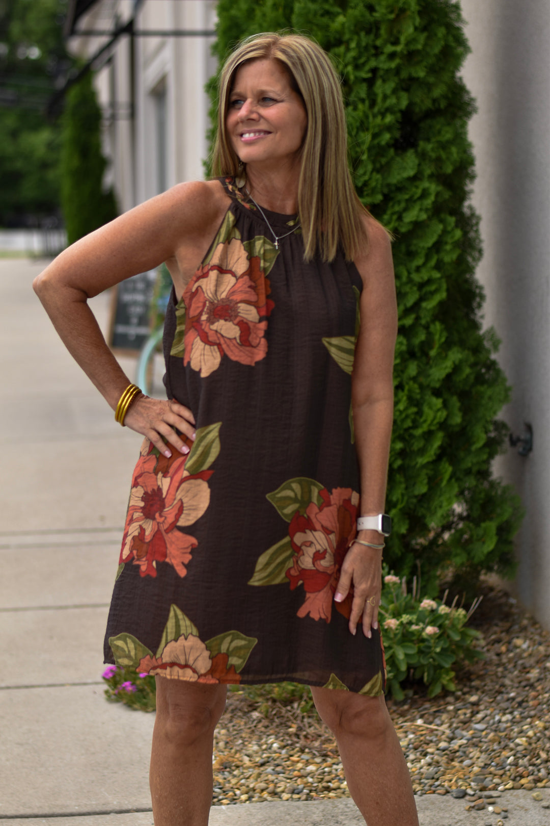THML Painted Petals Dress