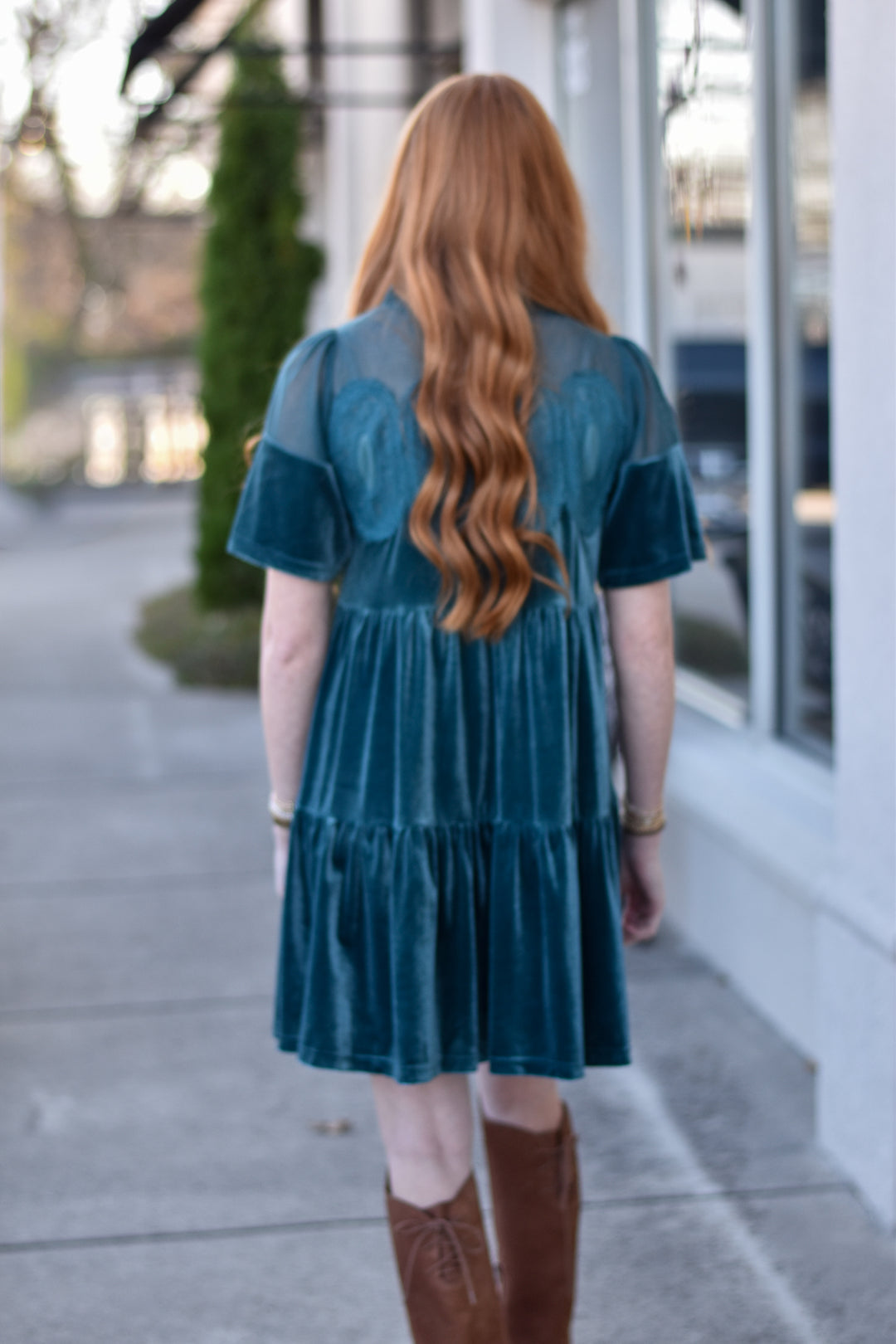 Boho Velvet Enchantress Dress