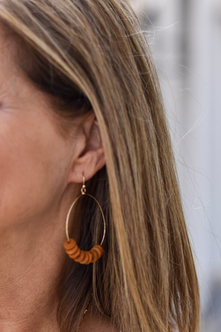 Golden Grove Beaded Earrings