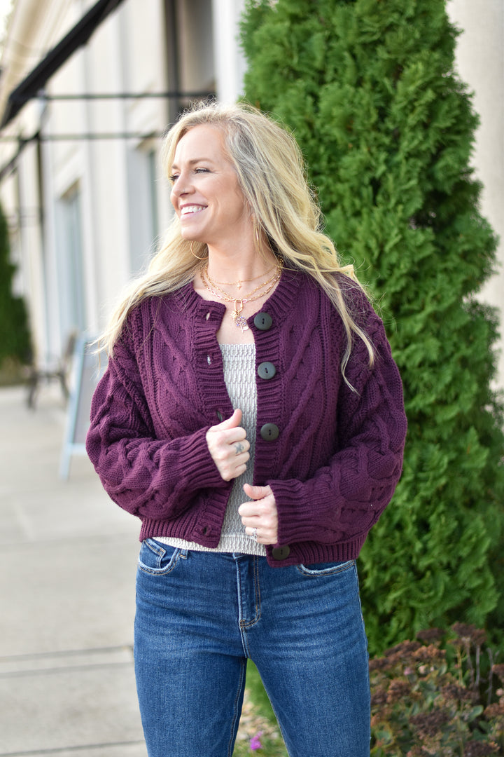Heritage Cable Sweater Cardigan