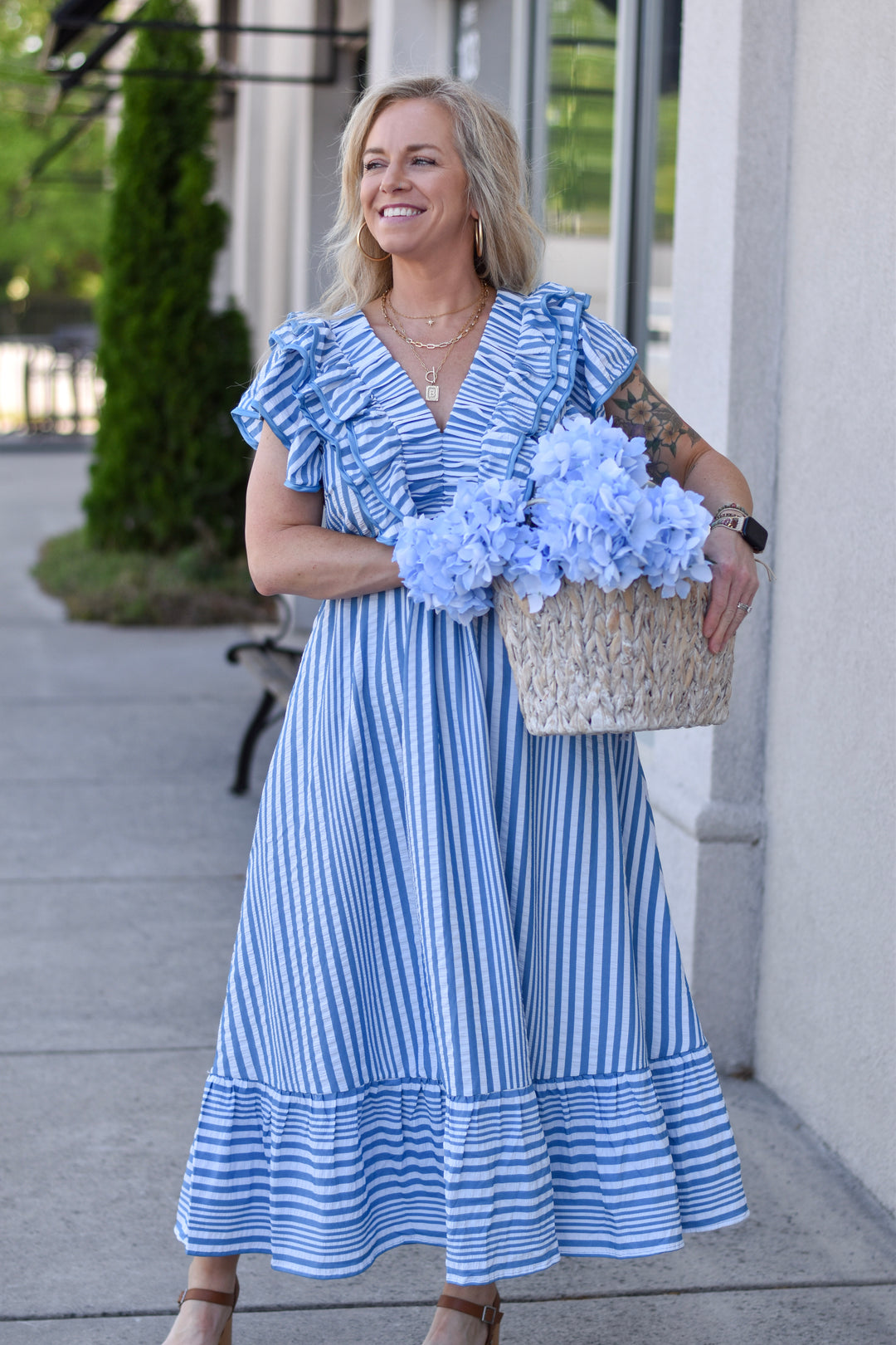 Coastal Breeze Midi Dress