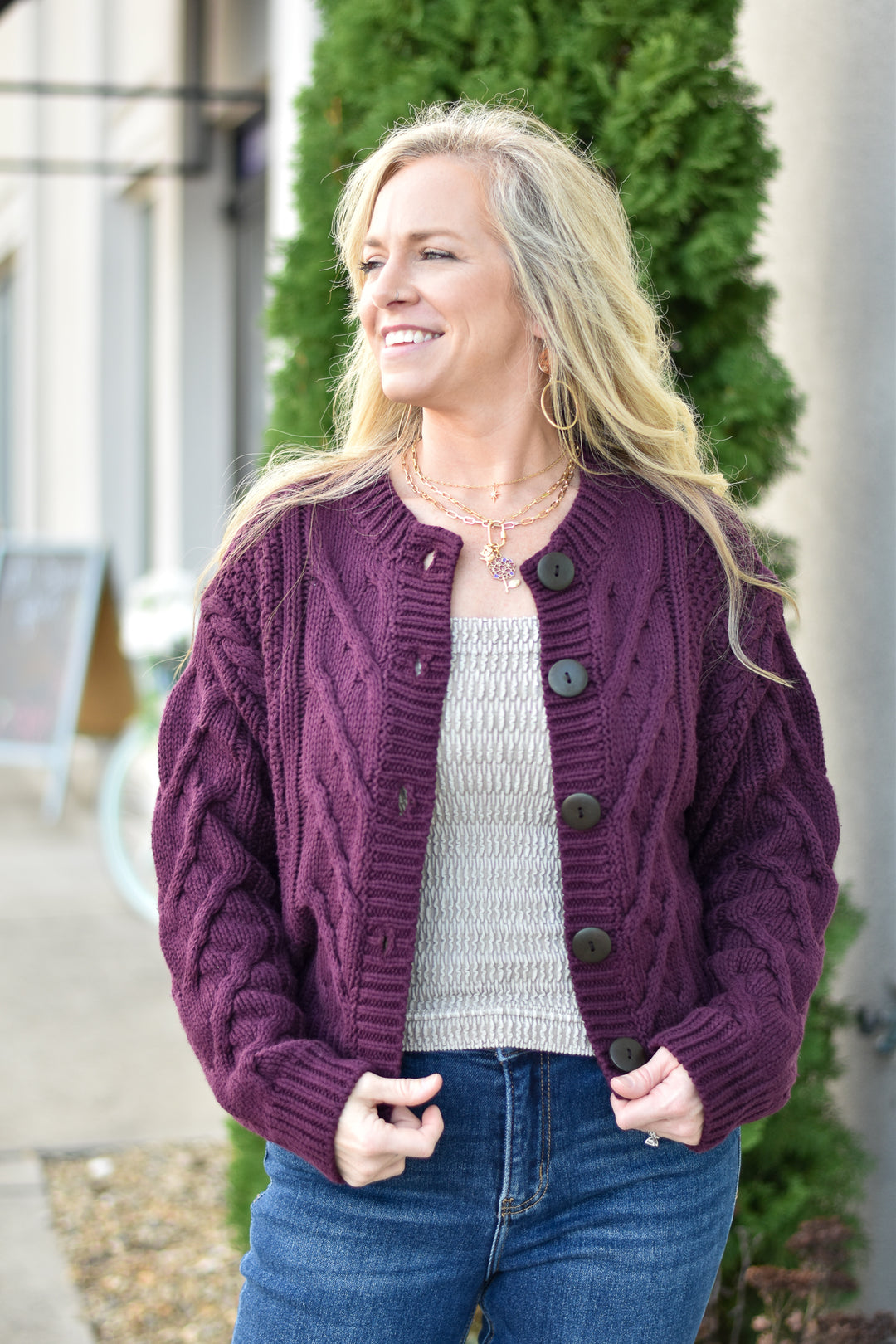 Heritage Cable Sweater Cardigan