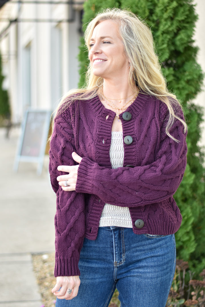 Heritage Cable Sweater Cardigan