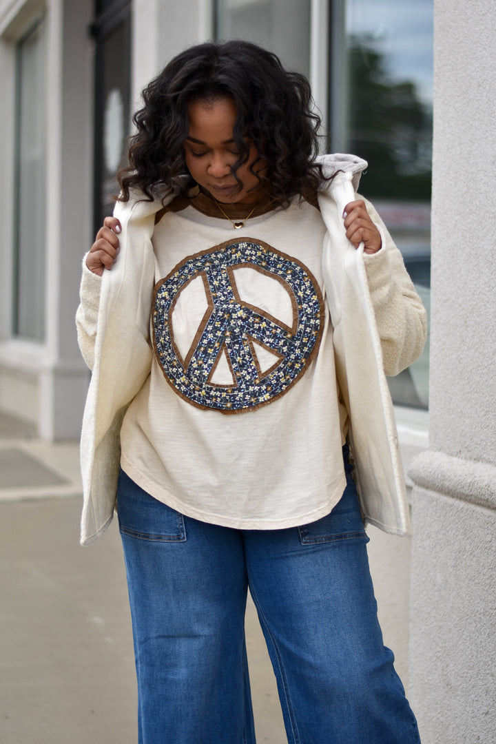 Peace & Petals Top