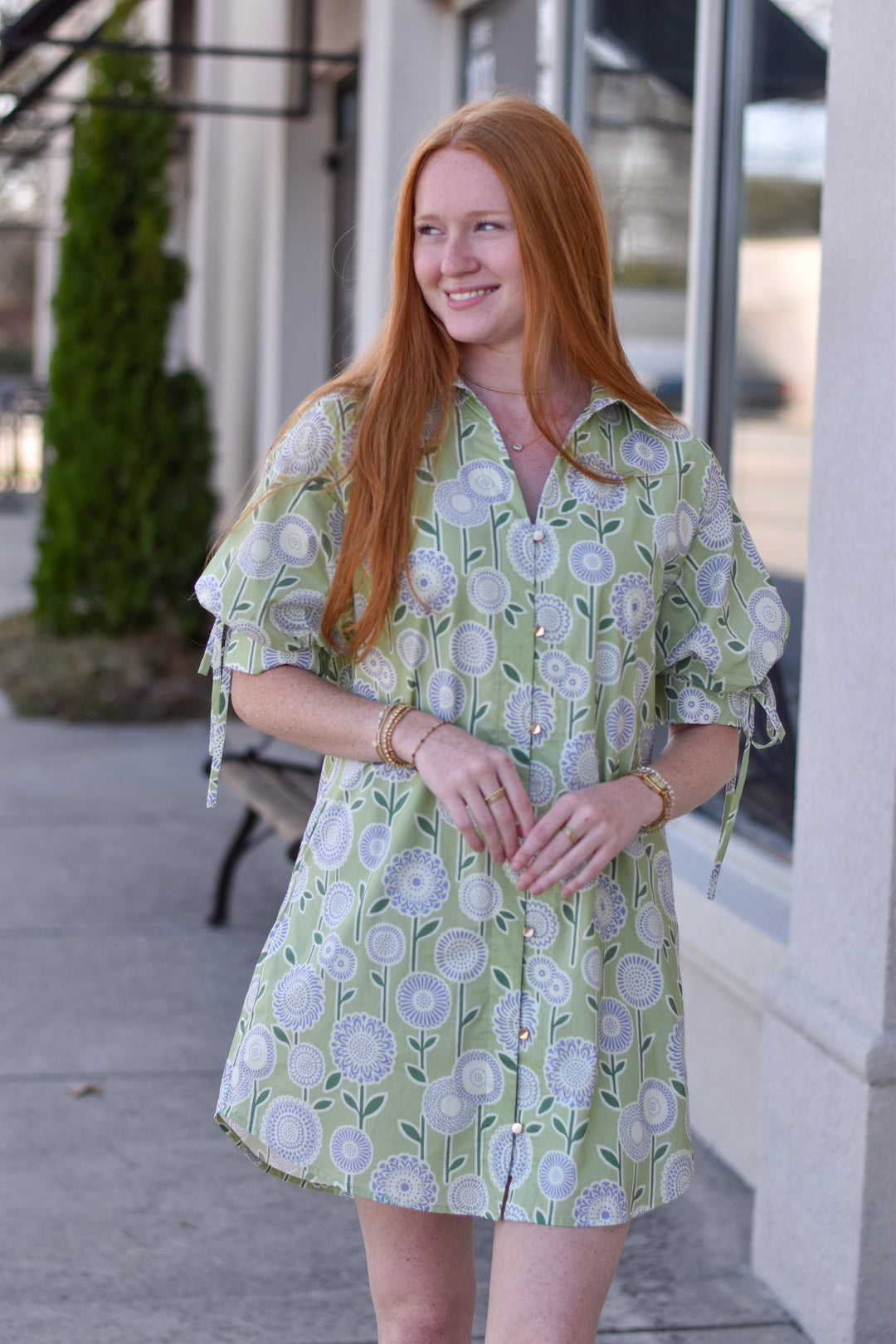 Entro Botanical Mini Dress