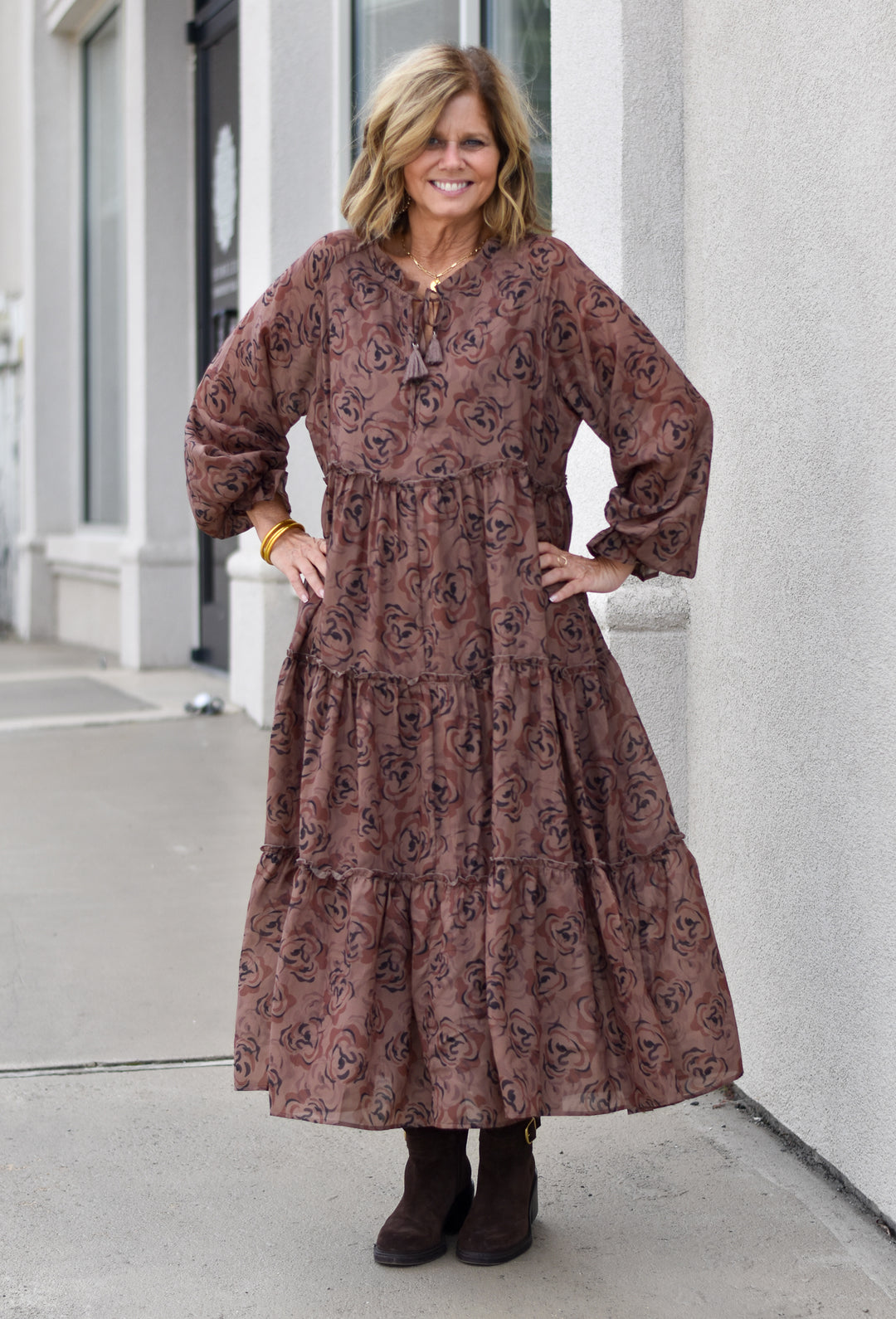 Petal Midi Dress