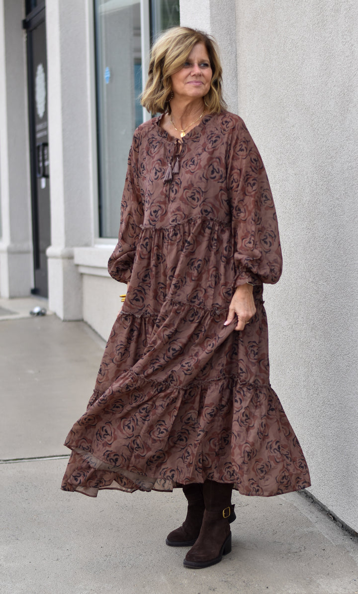 Petal Midi Dress