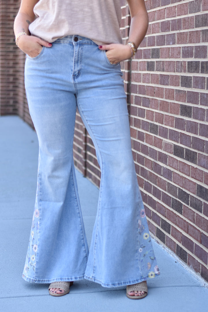Wildflower Way Flare Jeans
