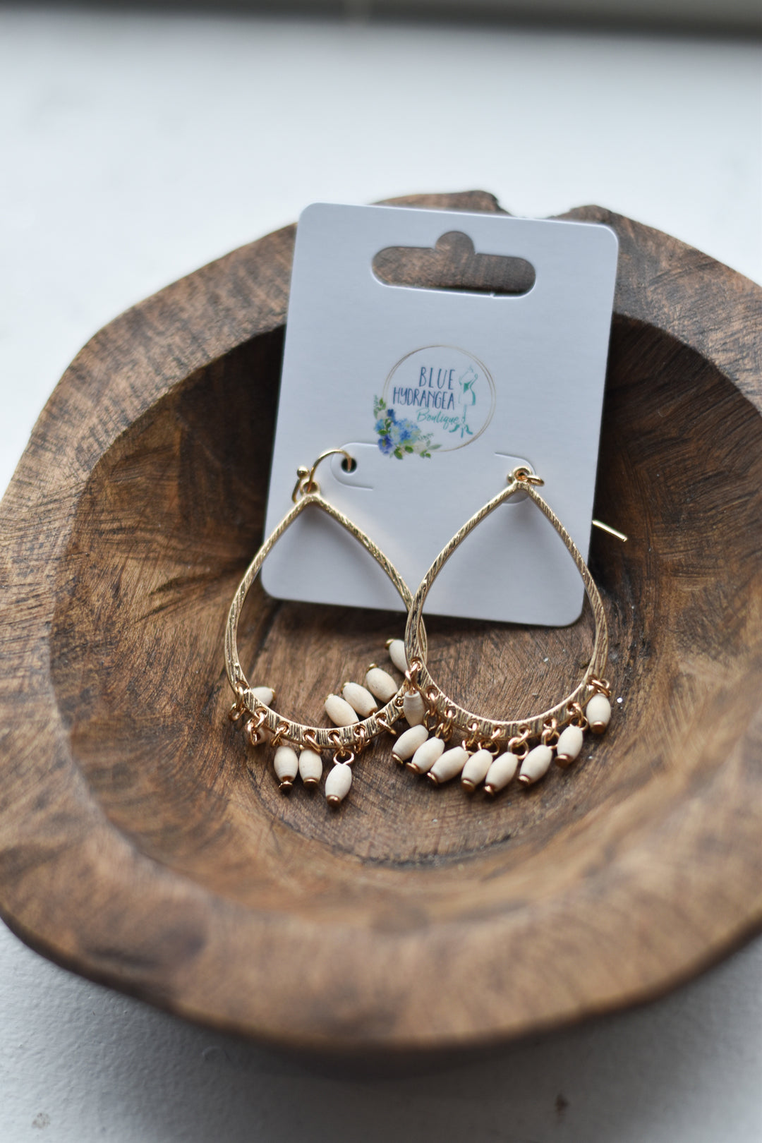 Jasmine Boho Wooded Earrings