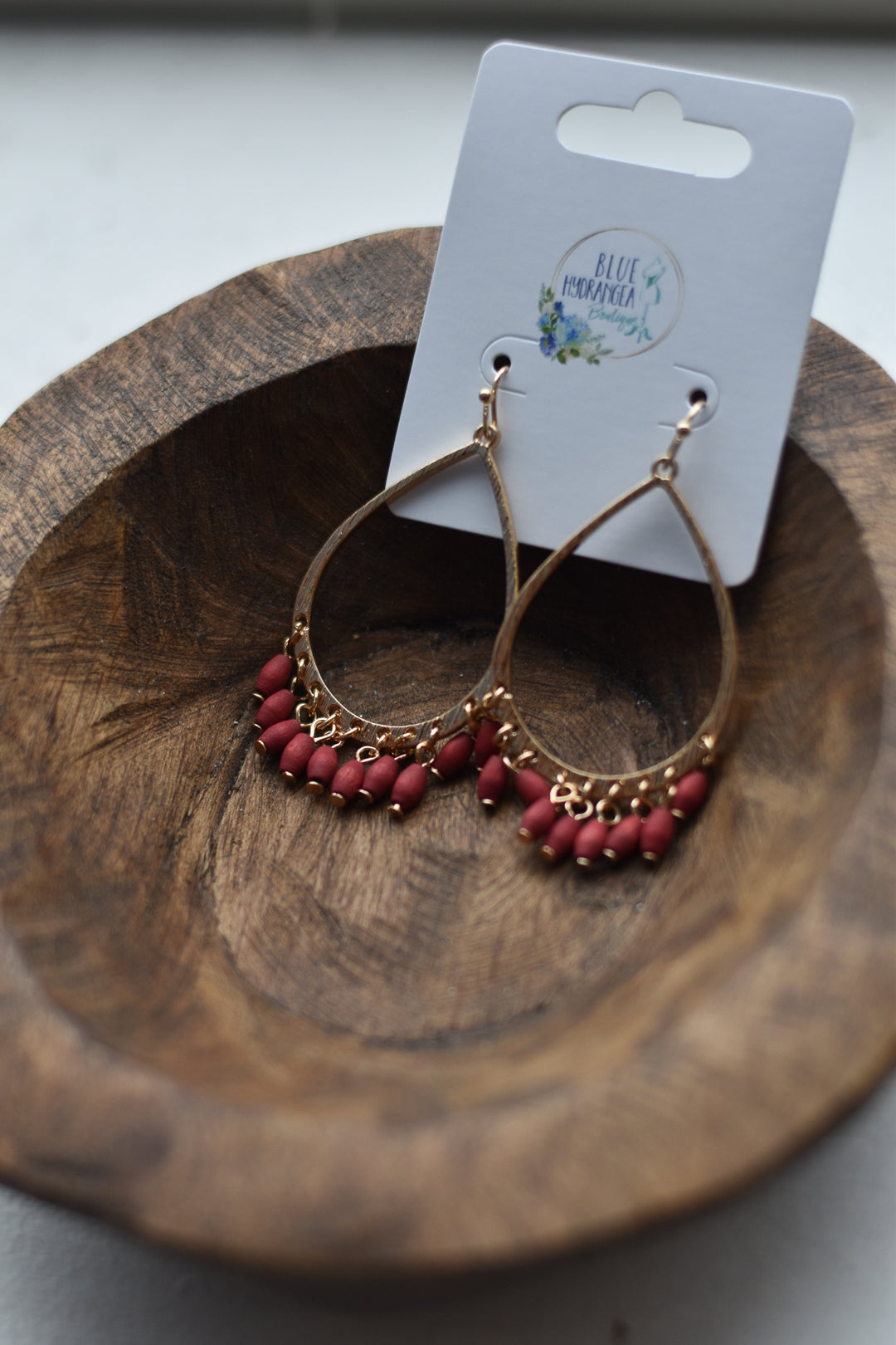 Jasmine Boho Wooded Earrings