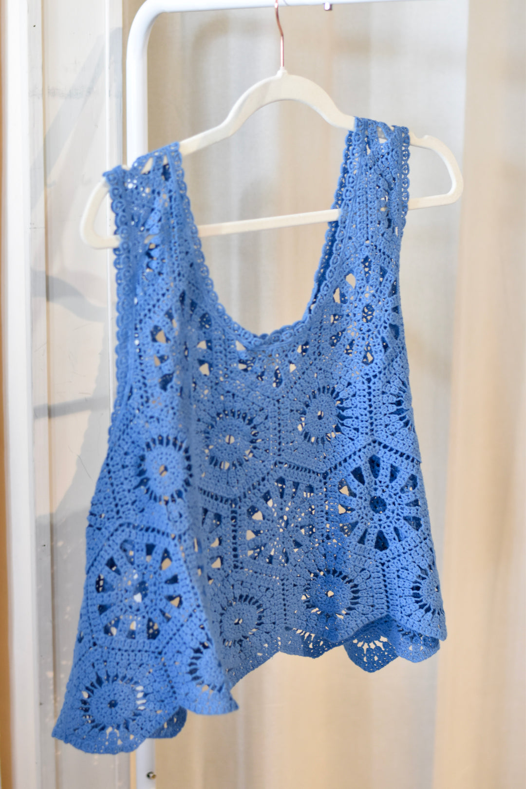 Boho Bloom Crochet Tank