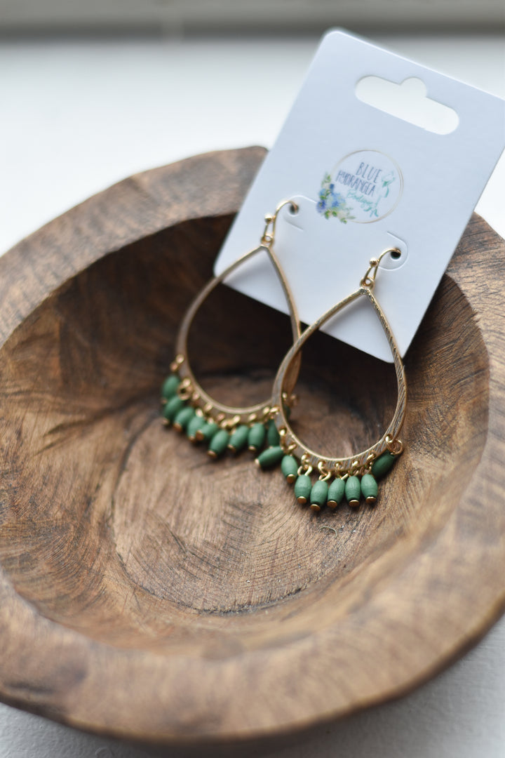 Jasmine Boho Wooded Earrings