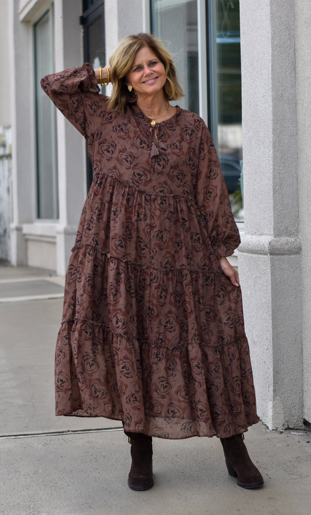 Petal Midi Dress