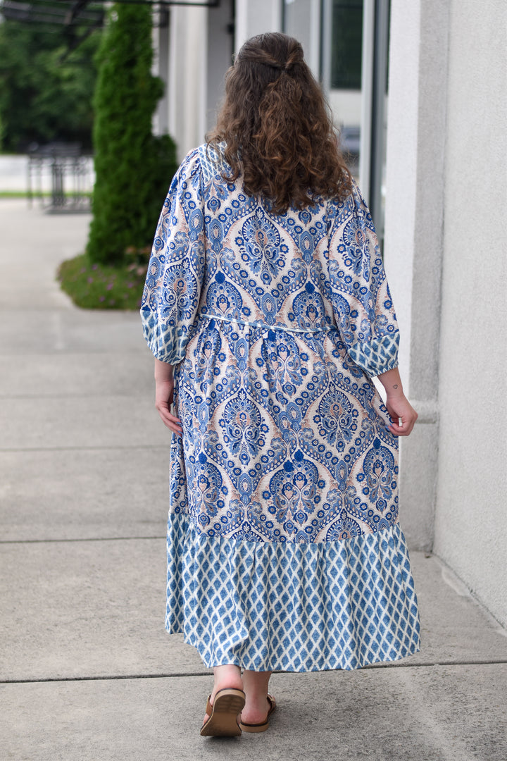 Savannah Bloom Midi Dress