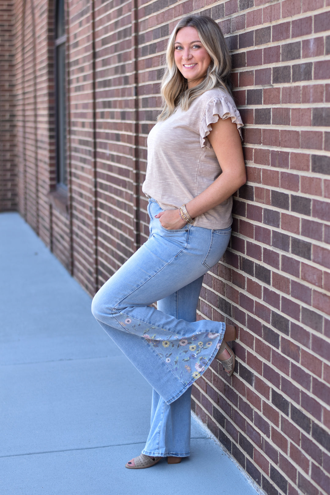 Wildflower Way Flare Jeans