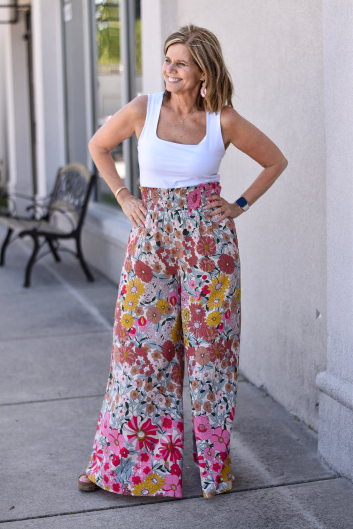 Pretty Gardens Wide Leg Pant