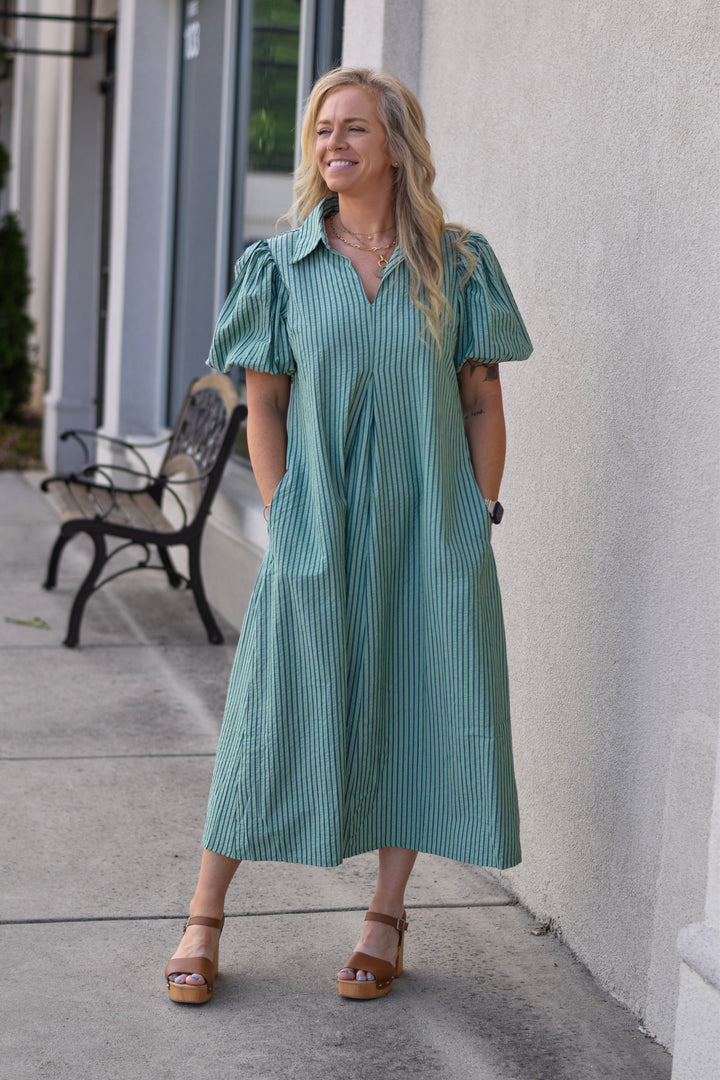 Color Me Happy Stripe Dress