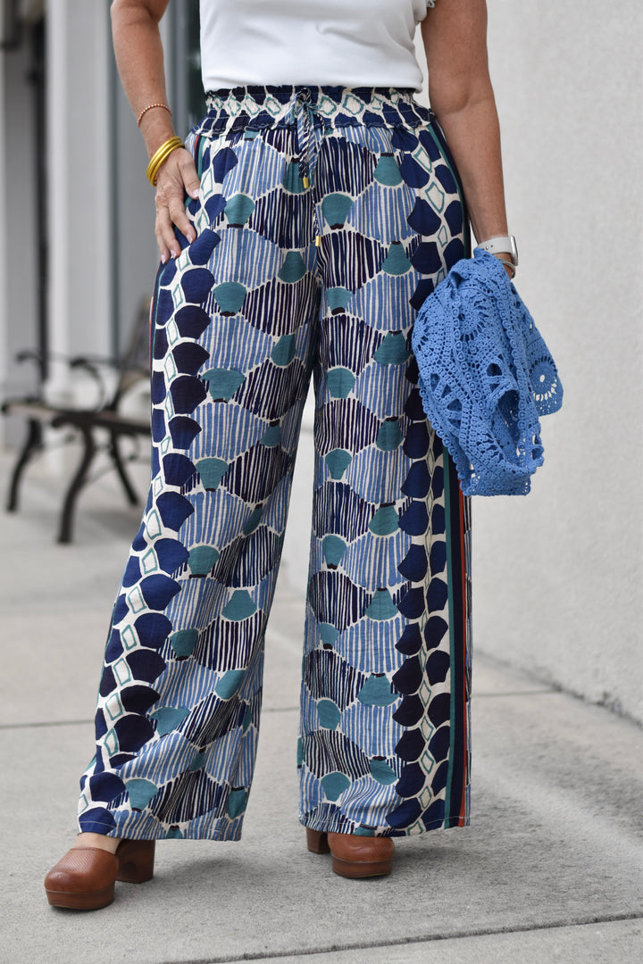 THML Painted Path Wide Leg Pants