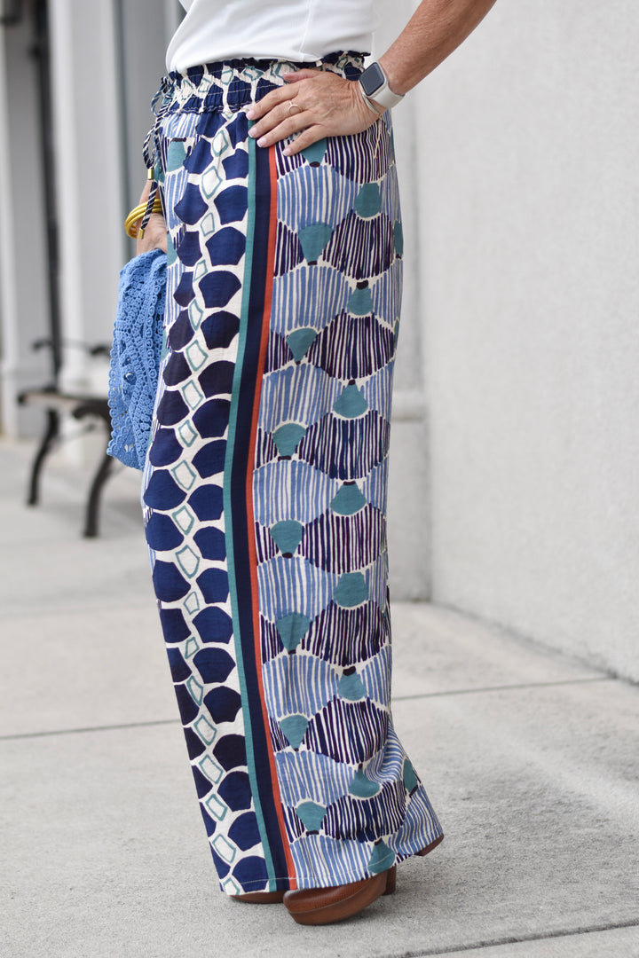 THML Painted Path Wide Leg Pants